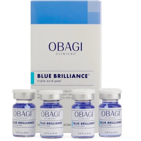 OBAGI CLINICAL BLUE BRILLANCE PEEL $149 Facial acid radiance triple acid - Picture 1 of 2